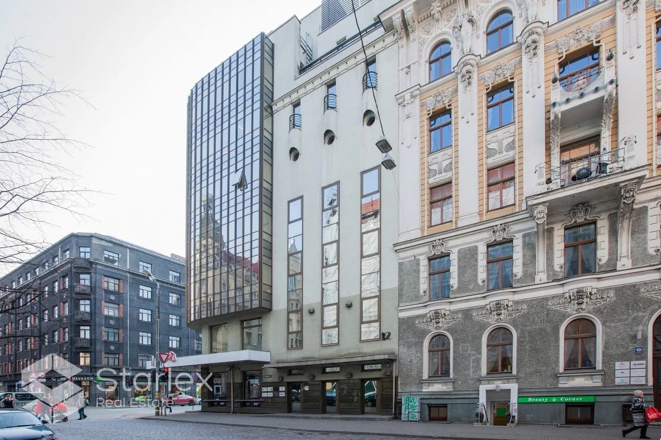 B klases birojs Rīgas centrā pie Ģertrūdes baznīcas