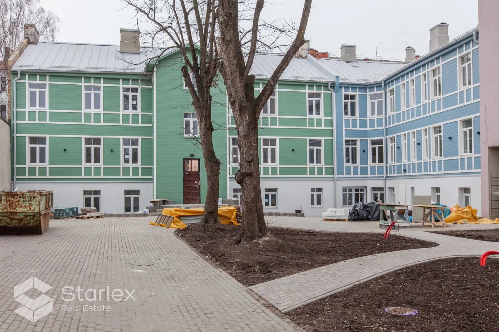 2 istabu dzīvoklis ar pilnu apdari jaunajā kvartālā "Katrīnas pagalms"