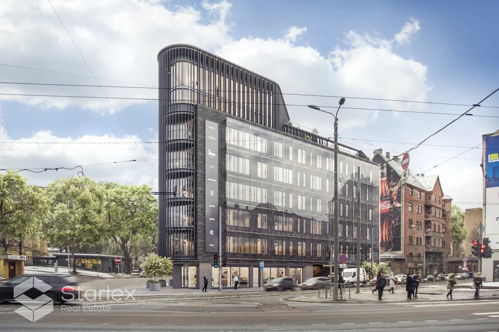 Miera Street 1 - Class A office with a terrace in the center of Riga near the Daile Theater